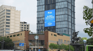 màn hình LED ngoài trời A&B Tower