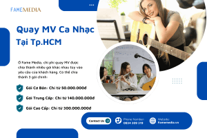 Dịch vụ quay MV Ca Nhạc