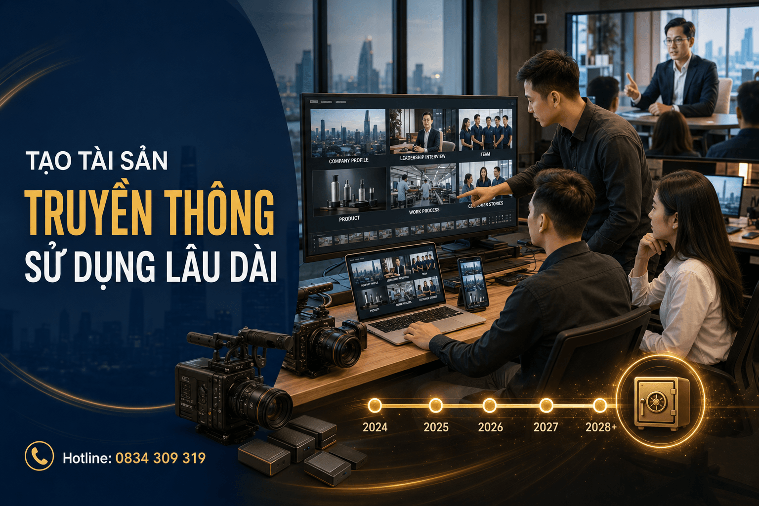 Tạo tài sản truyền thông sử dụng lâu dài