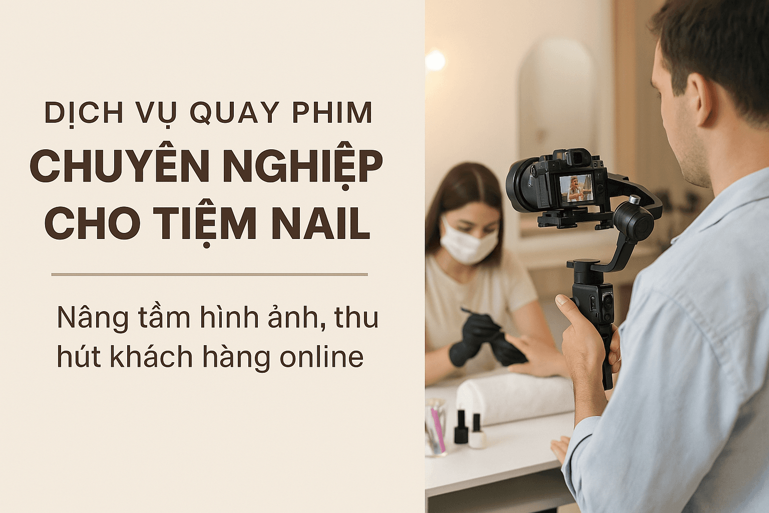 Dịch vụ quay phim cho tiệm nail