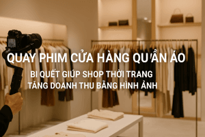 quay phim cửa hàng quần áo