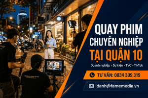 Dịch vụ quay phim quận 10 chuyên nghiệp