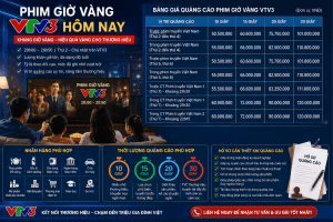 Bảng giá quảng cáo Phim giờ vàng VTV3