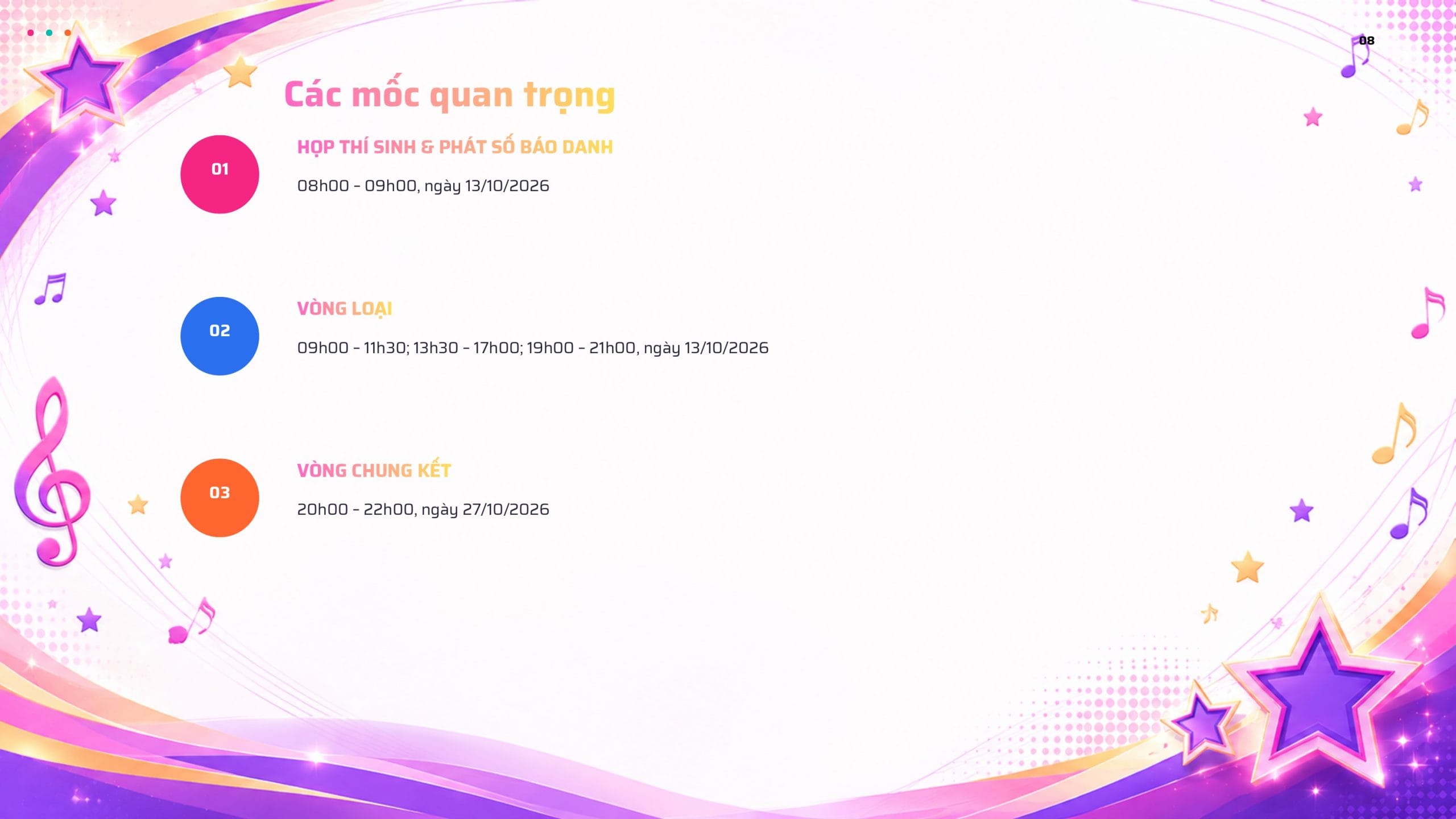 Lịch tổ chức Tìm kiếm tài năng nhí Đắk Lắk 2026