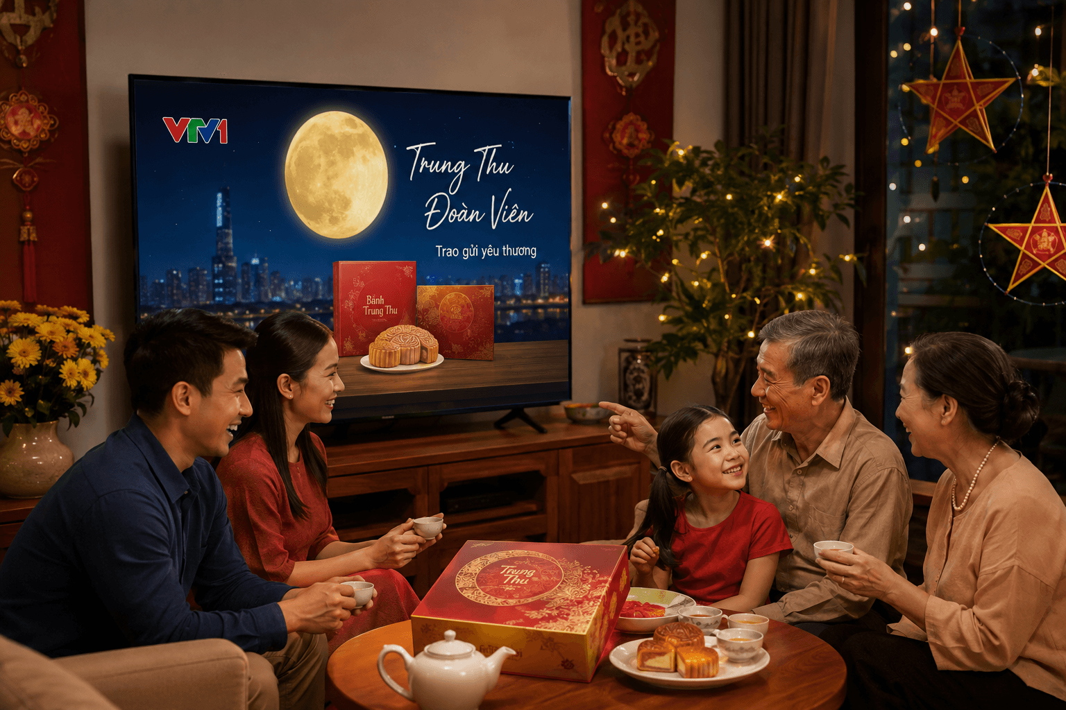 quảng cáo bánh trung thu